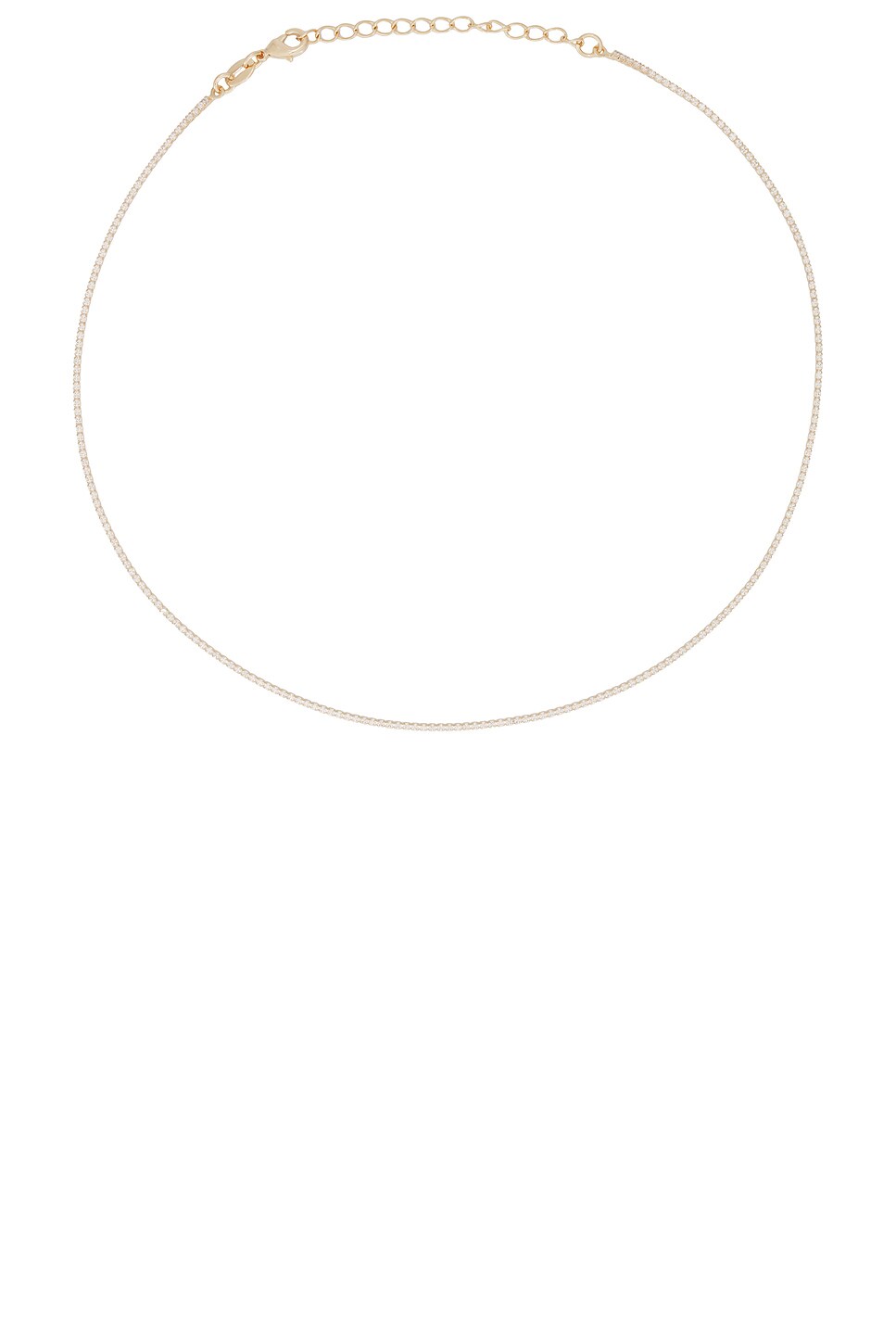 Micro Teeny Tiny Tennis Necklace