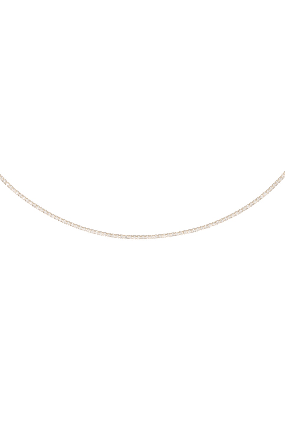 Micro Teeny Tiny Tennis Necklace