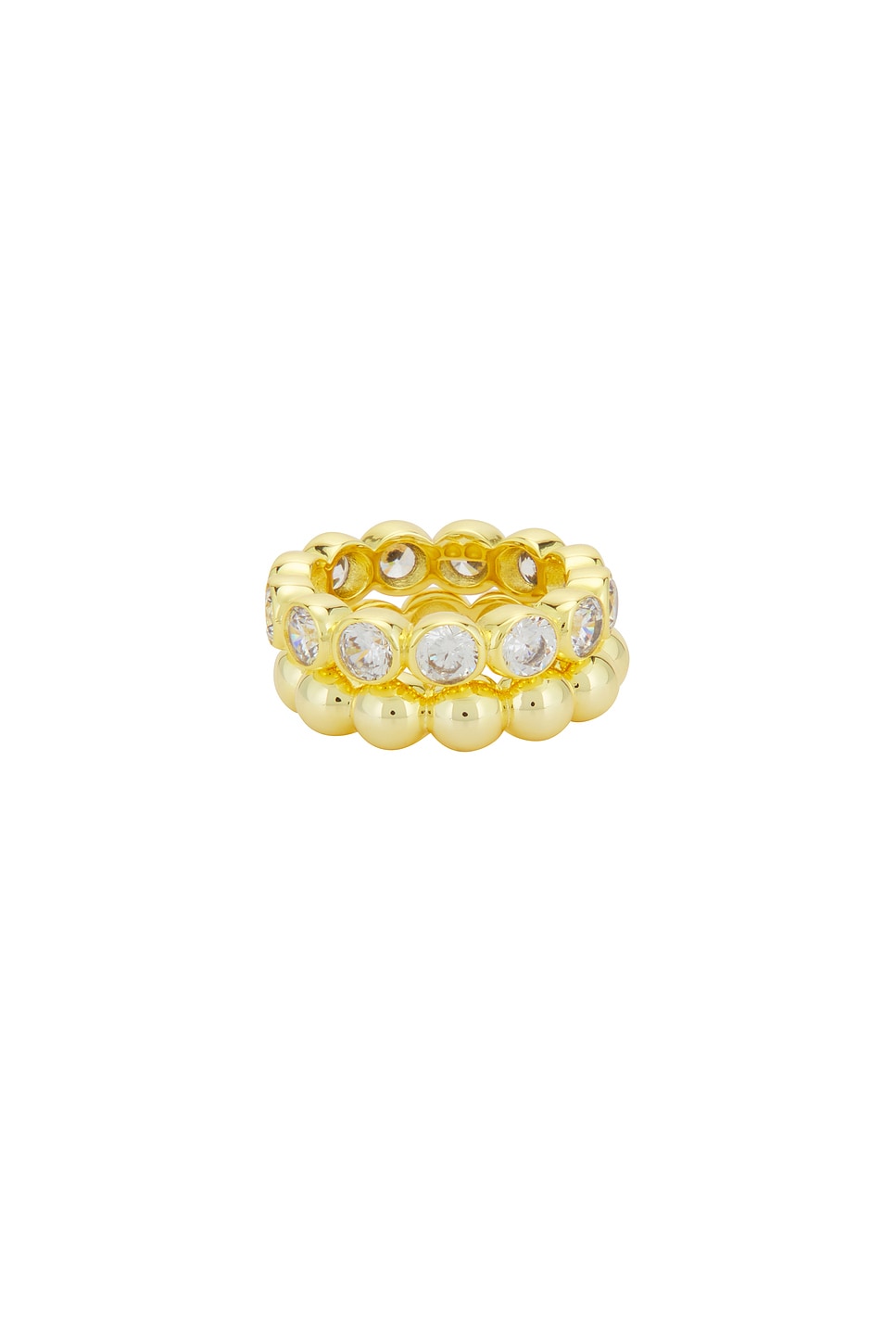 Bezel Vroom Ring Set