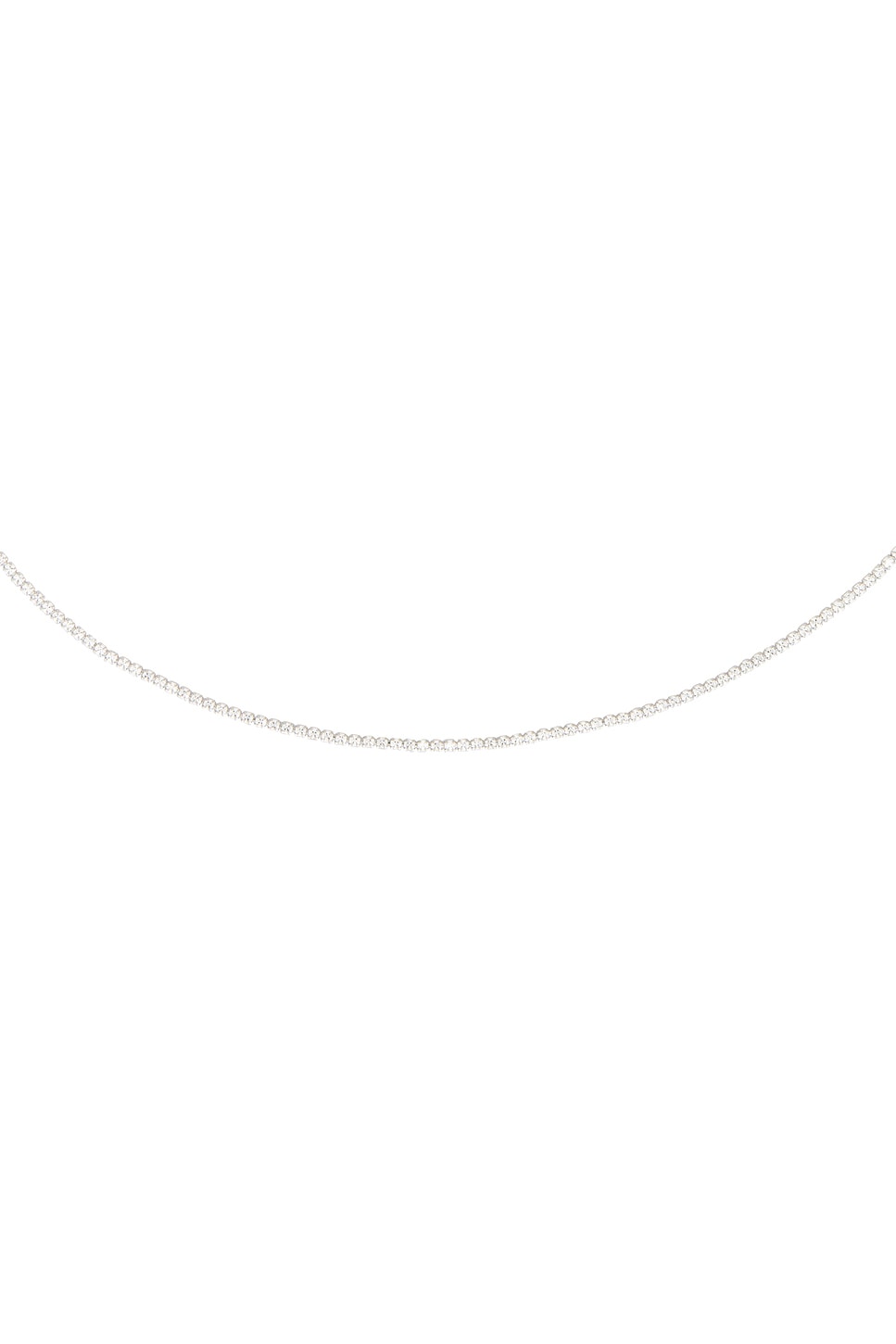 Micro Teeny Tiny Tennis Necklace