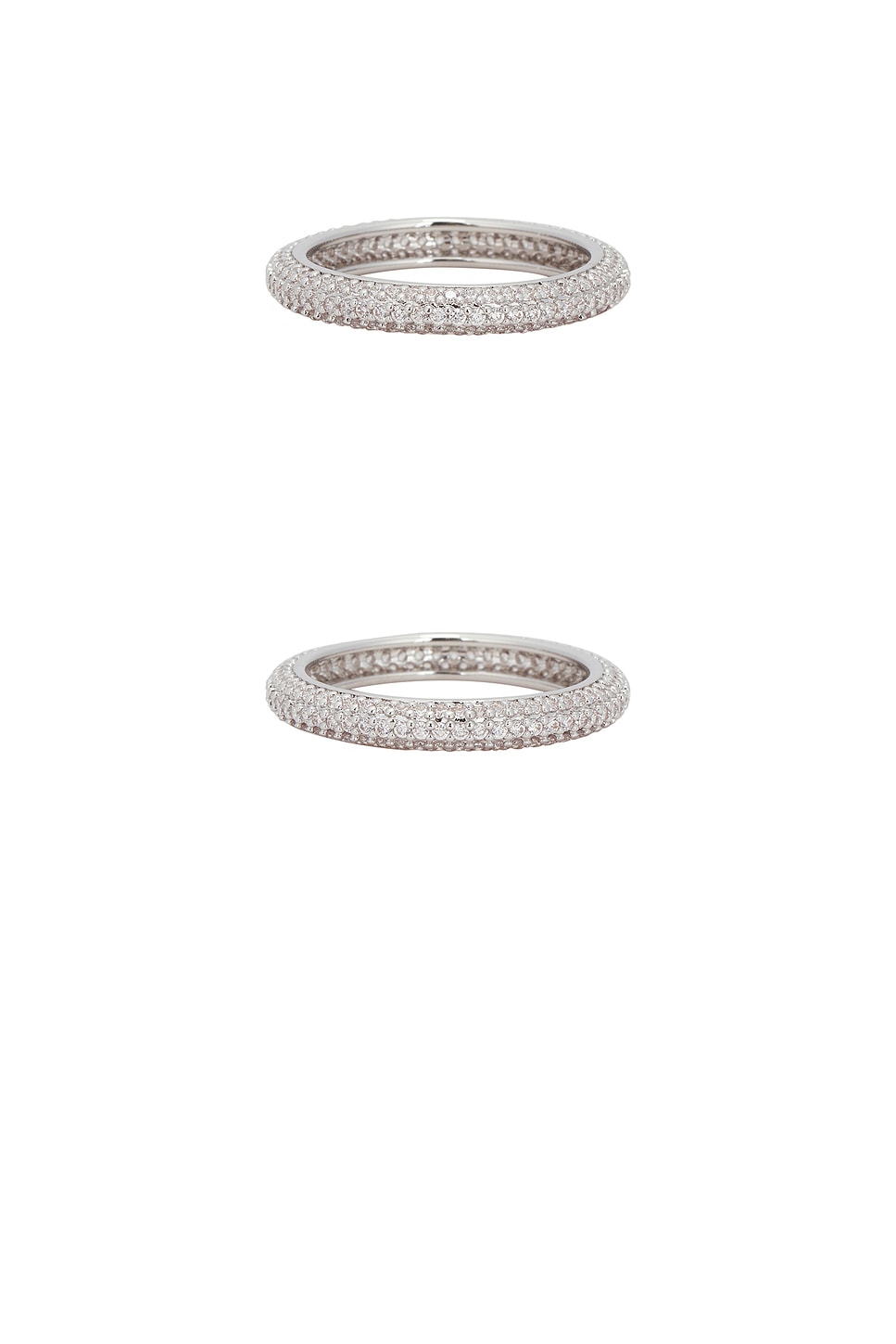 Micro Pave Ring Set