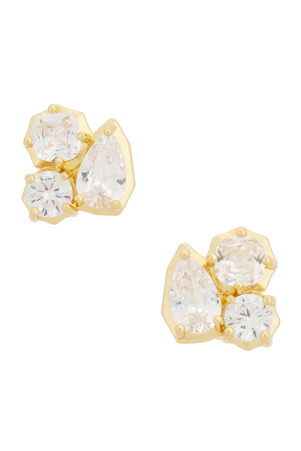 Georgian Cut Stud Earring
