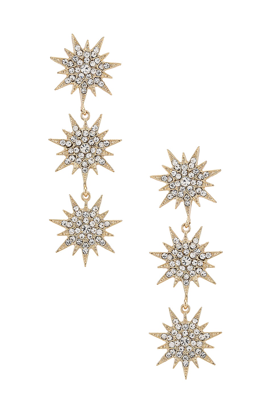 SHASHI Celestial Drop Earrings in Gold