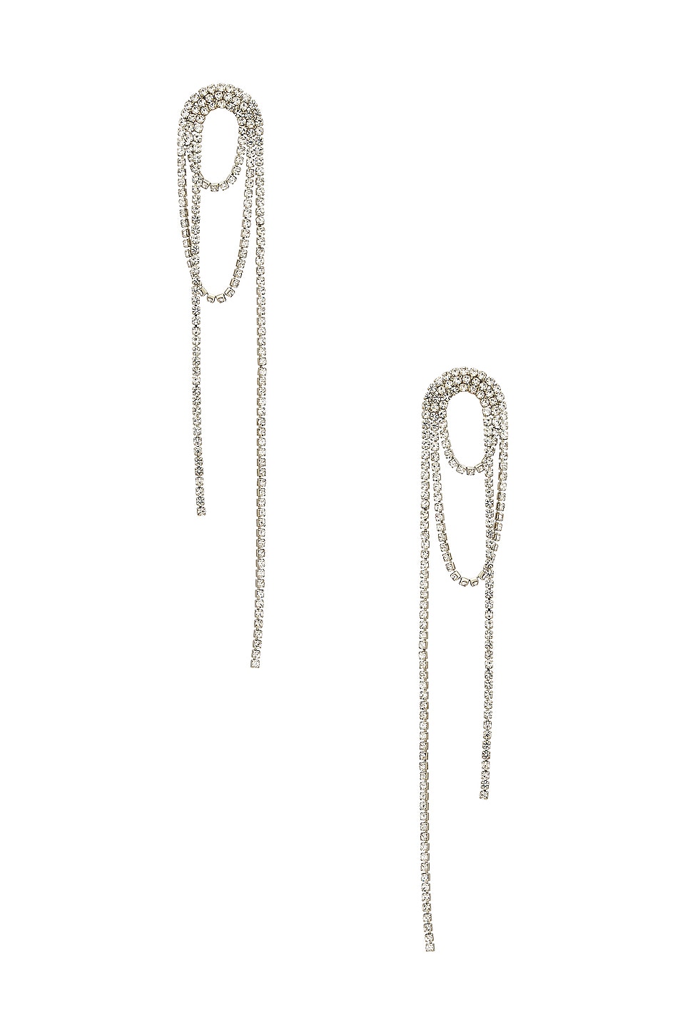 SHASHI Vroom Earrings in Silver | REVOLVE