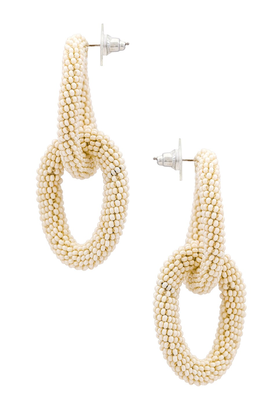 SHASHI Skipper Earrings in White