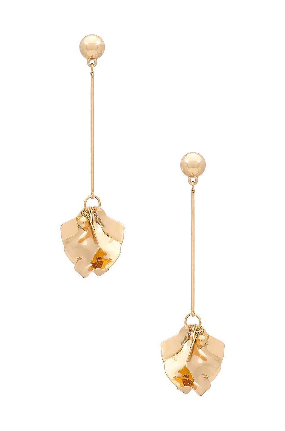 Image 1 of Petunia Earrings in Gold