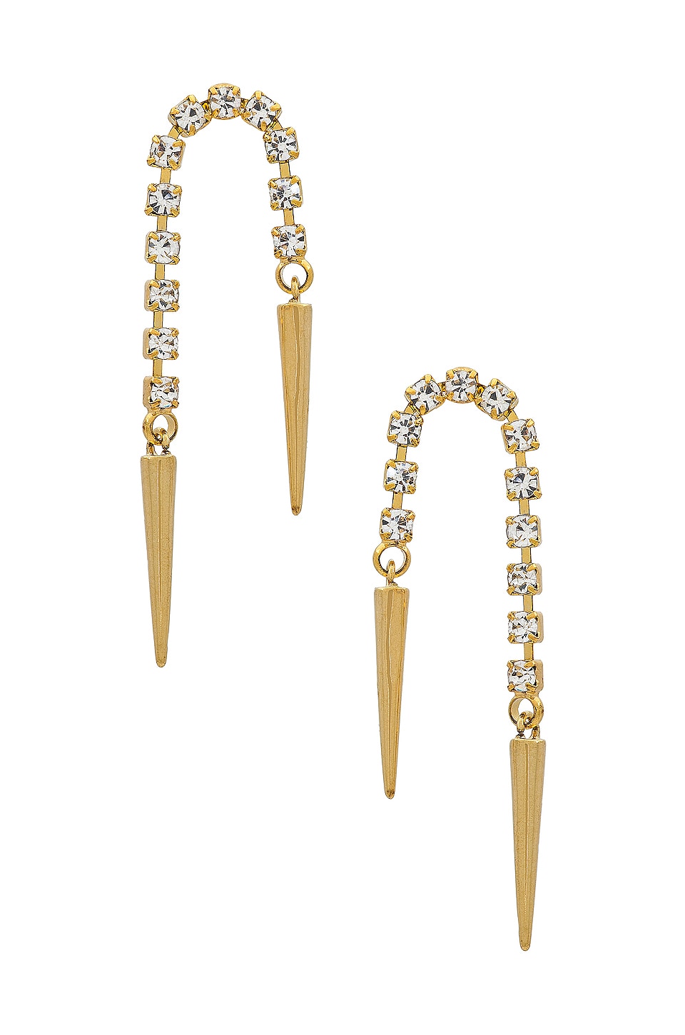 SHASHI Virgin Drop Earrings in Gold | REVOLVE