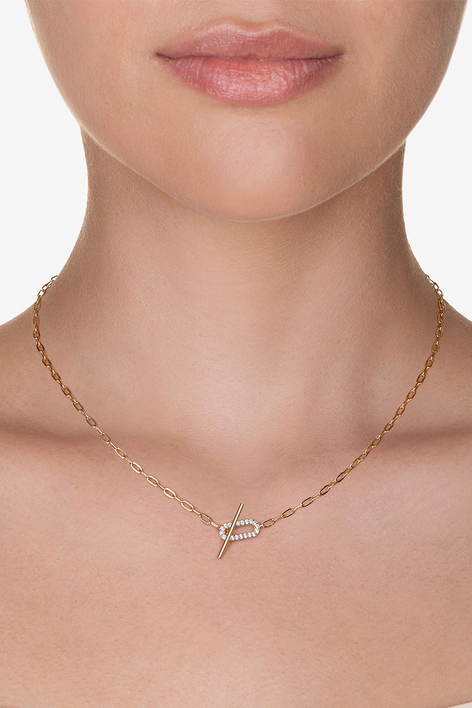 SHASHI Jade Pave Necklace in Gold | REVOLVE