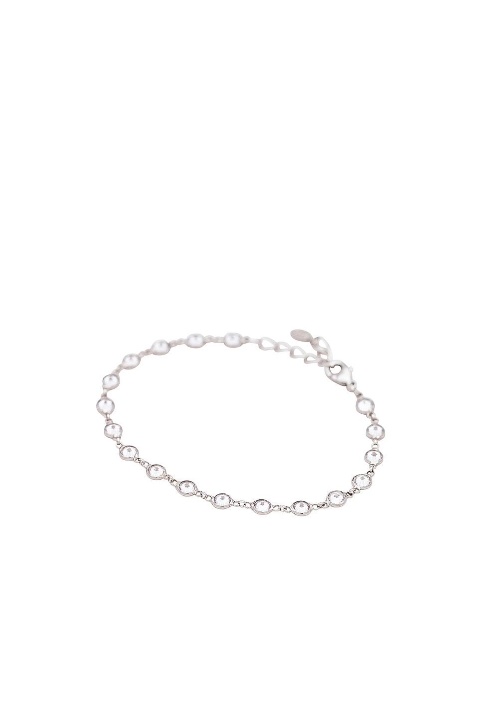 SAHIRA-BEZEL TENNIS BRACELET (6.5) main image 1
