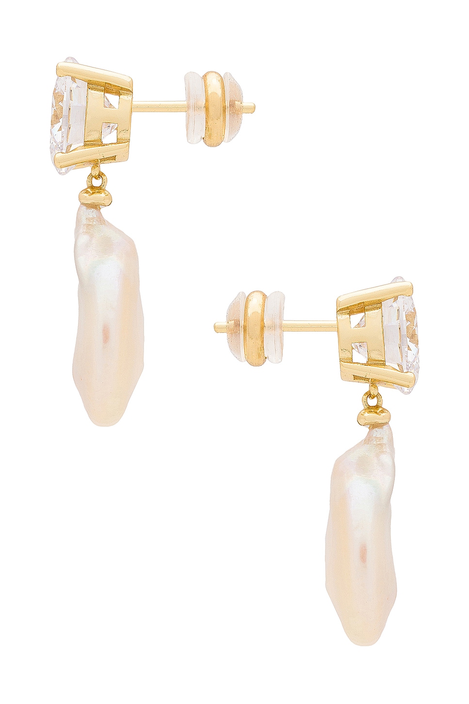 SHASHI Cleo Earring in Pearl | REVOLVE