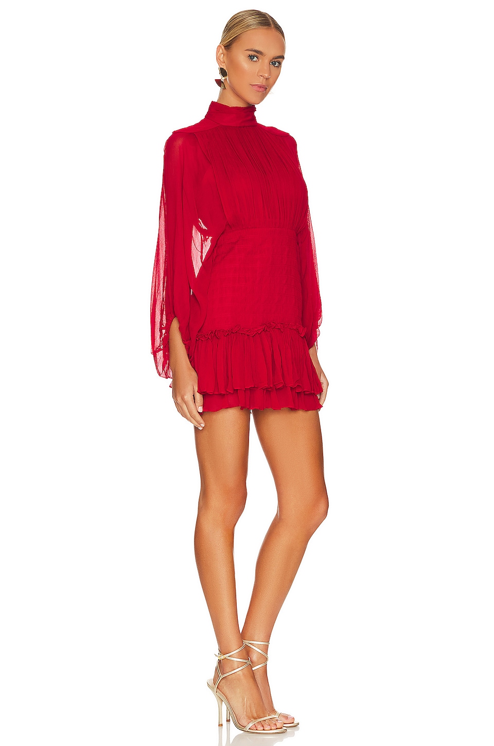 Shona Joy Lonie Long Sleeve Mini Dress