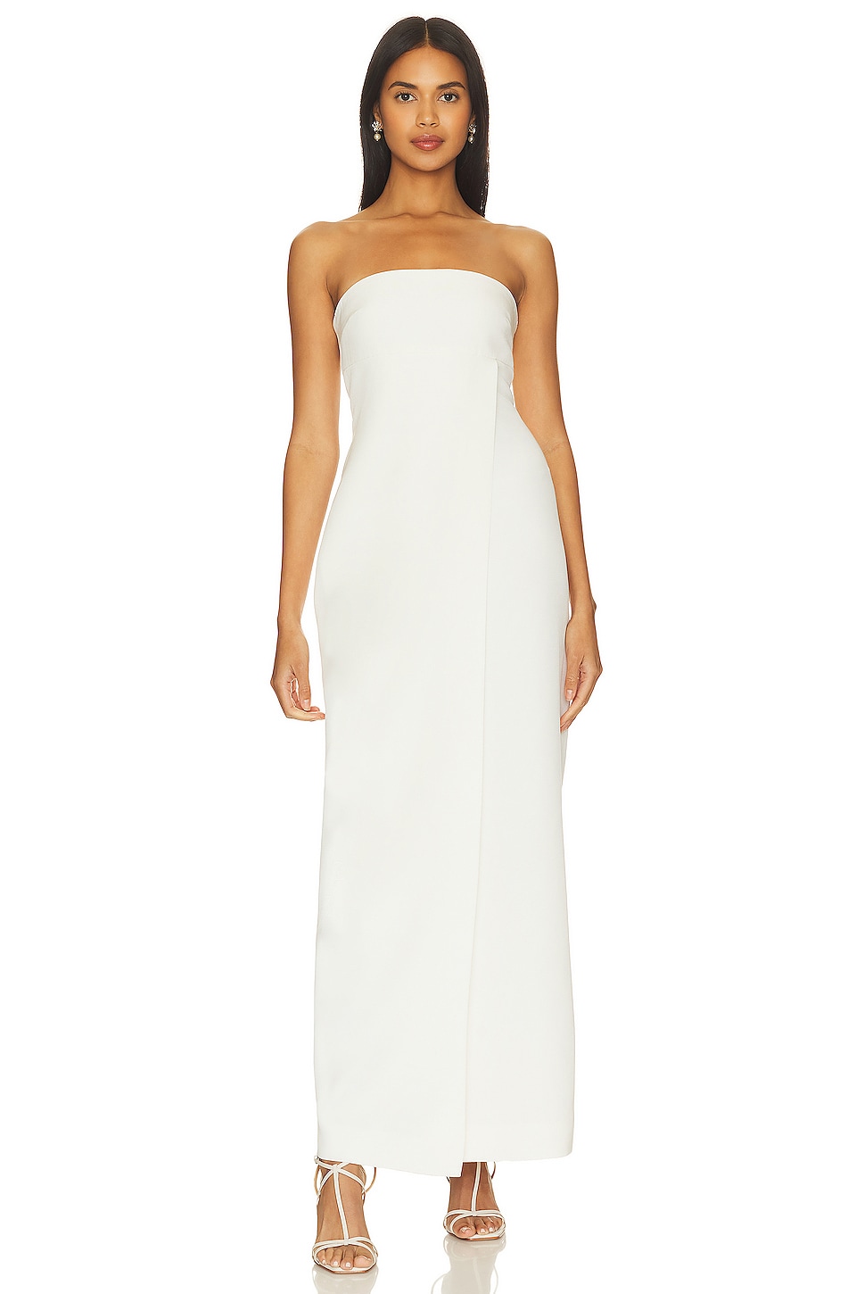 Shona Joy Puff Sleeve Column Maxi Dress