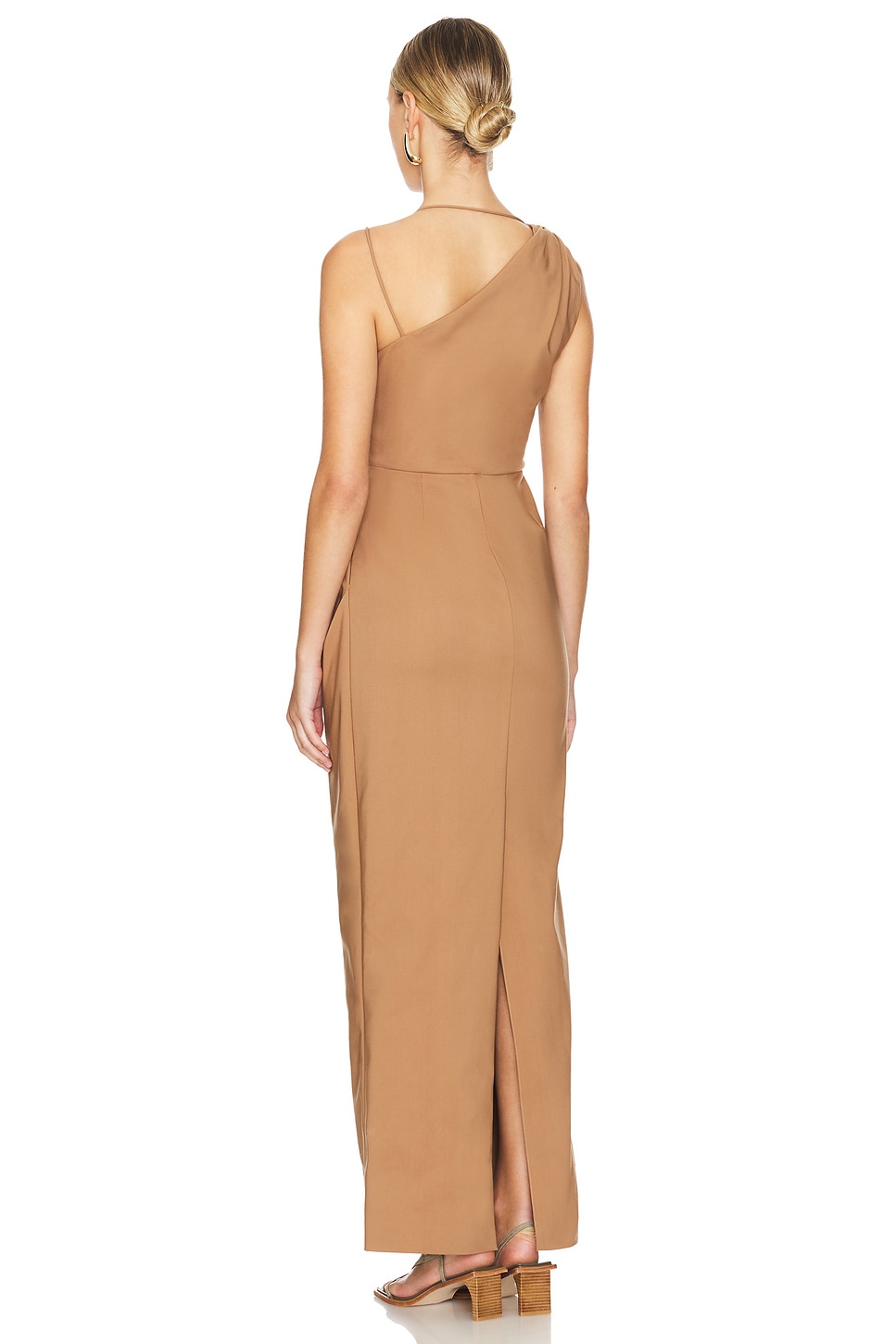 Lani Asymmetrical Gathered Maxi Dress Lani Asymmetrical Gathered Maxi Dress