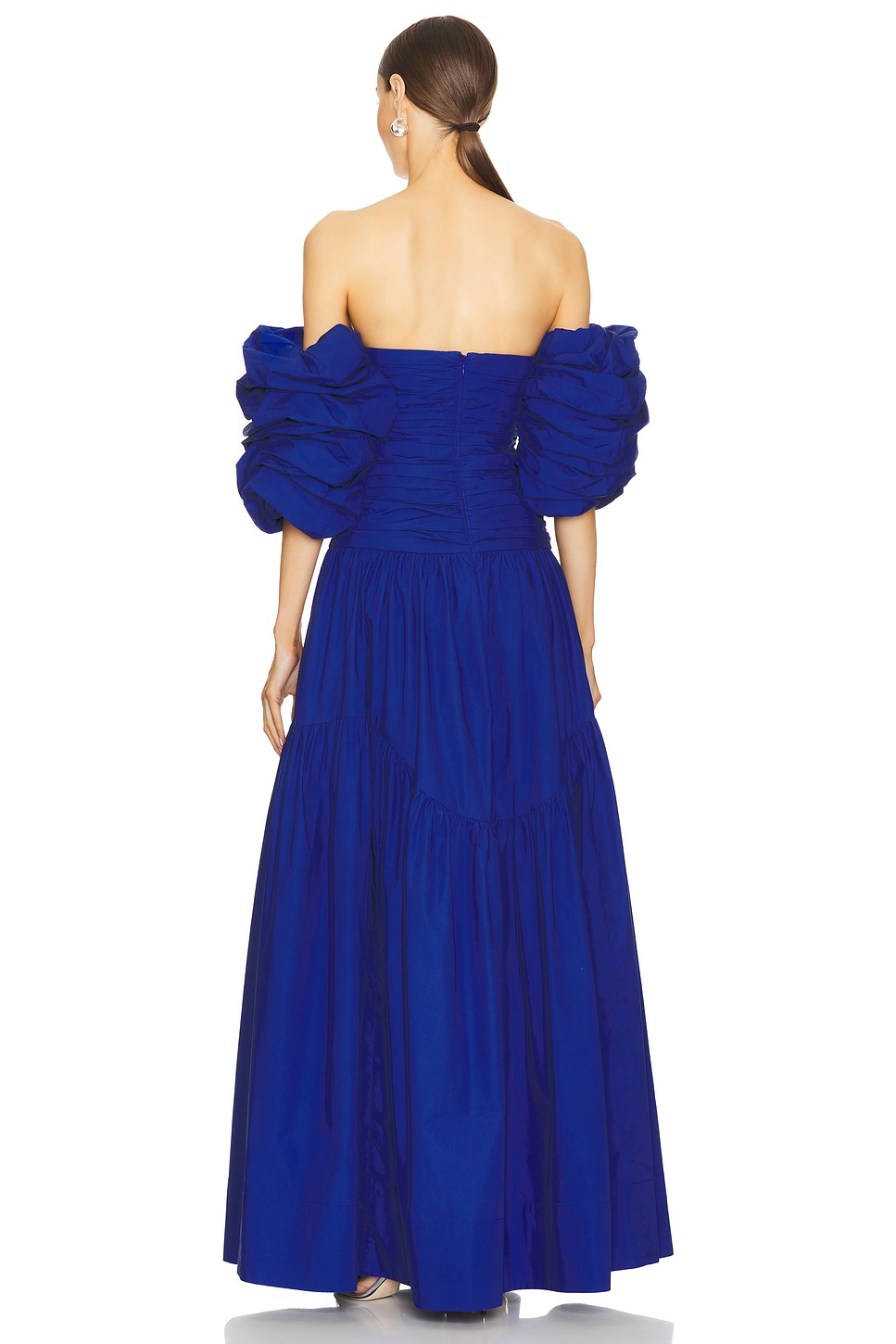 Shona Joy Maiori Contour Ruched Maxi Dress in Azure | REVOLVE