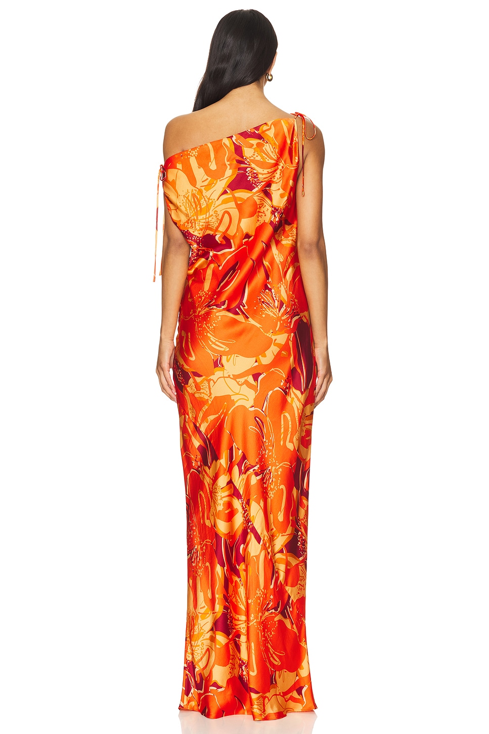 Shona Joy Chara Silk Tie Maxi Dress