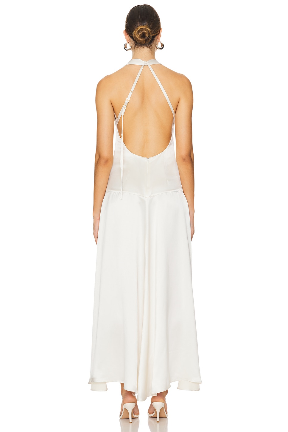 Savanna Halter Open Back Maxi Dress