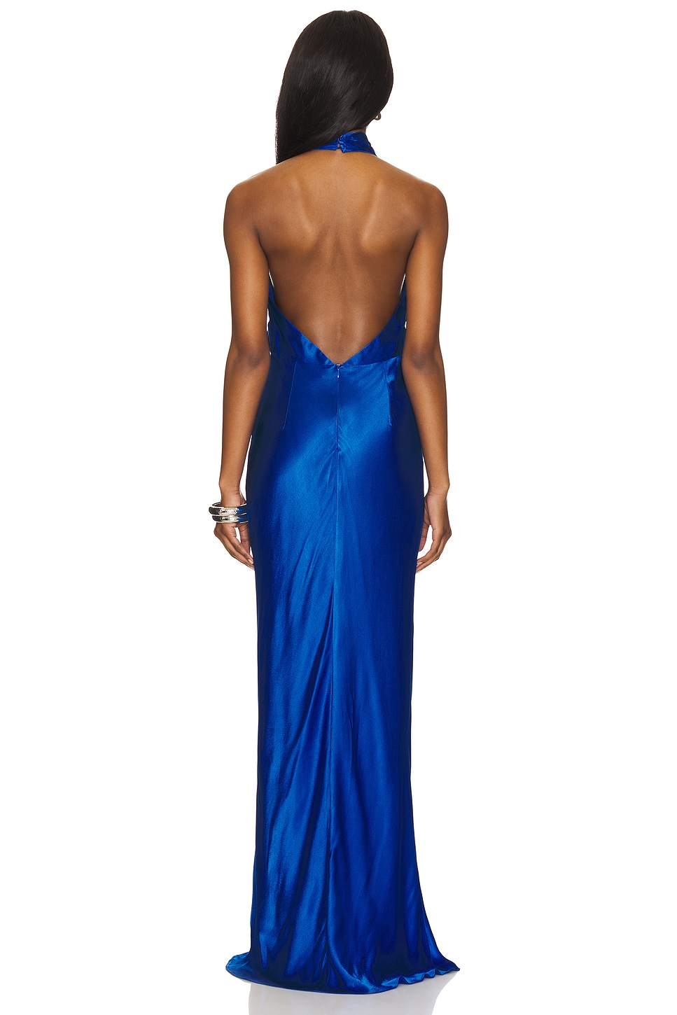 Tatum High Cowl Open Back Maxi Dress