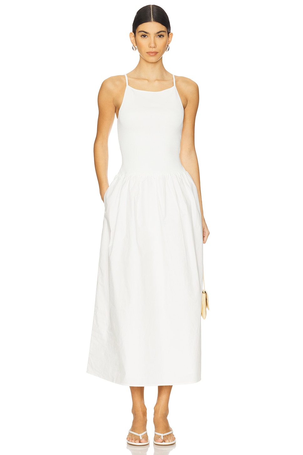 Shona Joy Aliah High Neck Midi Dress