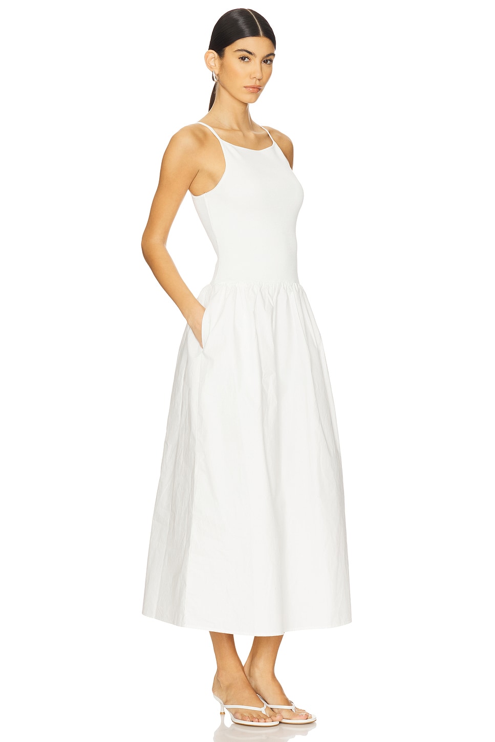 Shona Joy Aliah High Neck Midi Dress thumbnail