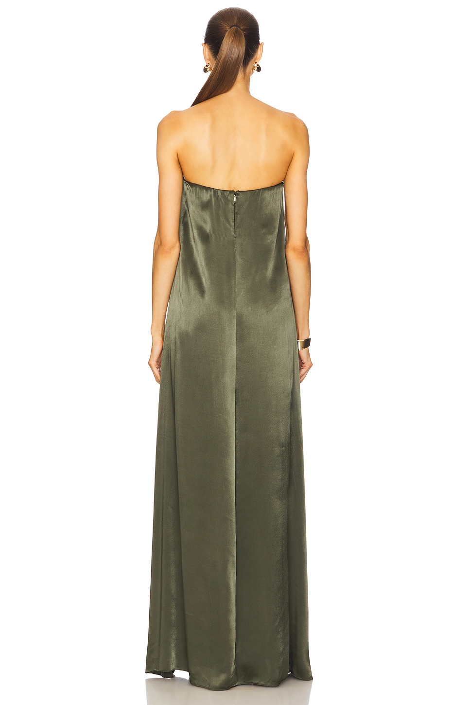 Shona Joy La Lune Strapless Column Maxi Dress in Forest | REVOLVE Shona Joy La Lune Strapless Column Maxi Dress in Forest | REVOLVE