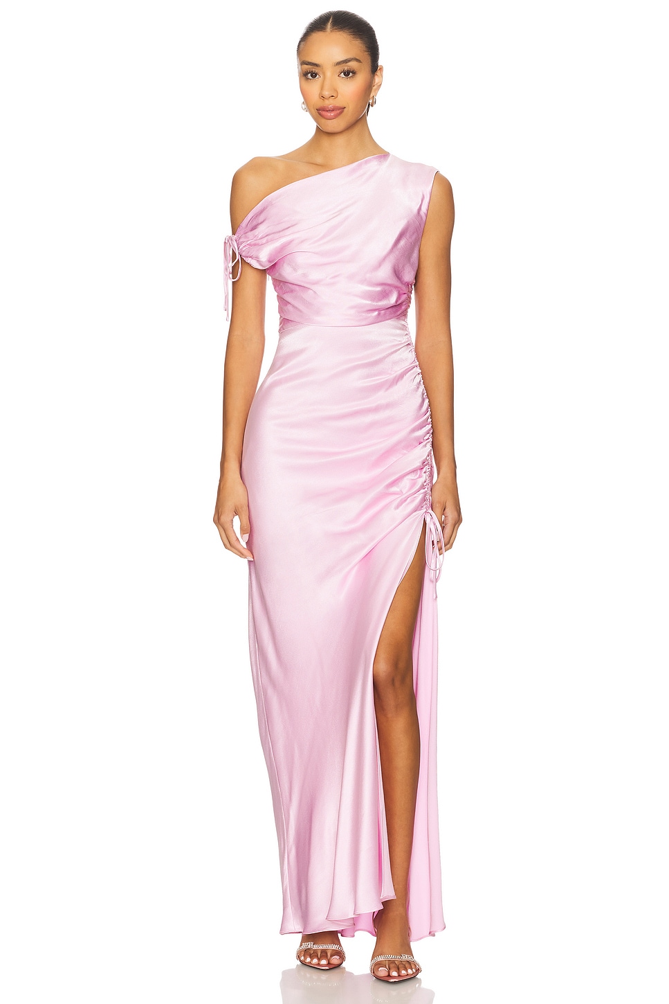 La Lune Gathered Maxi Dress