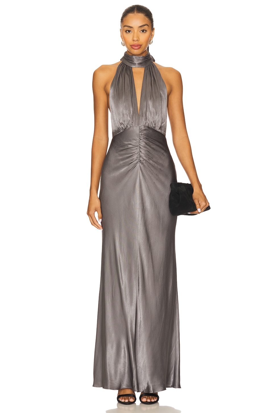 Agnes Halter Neck Maxi Dress