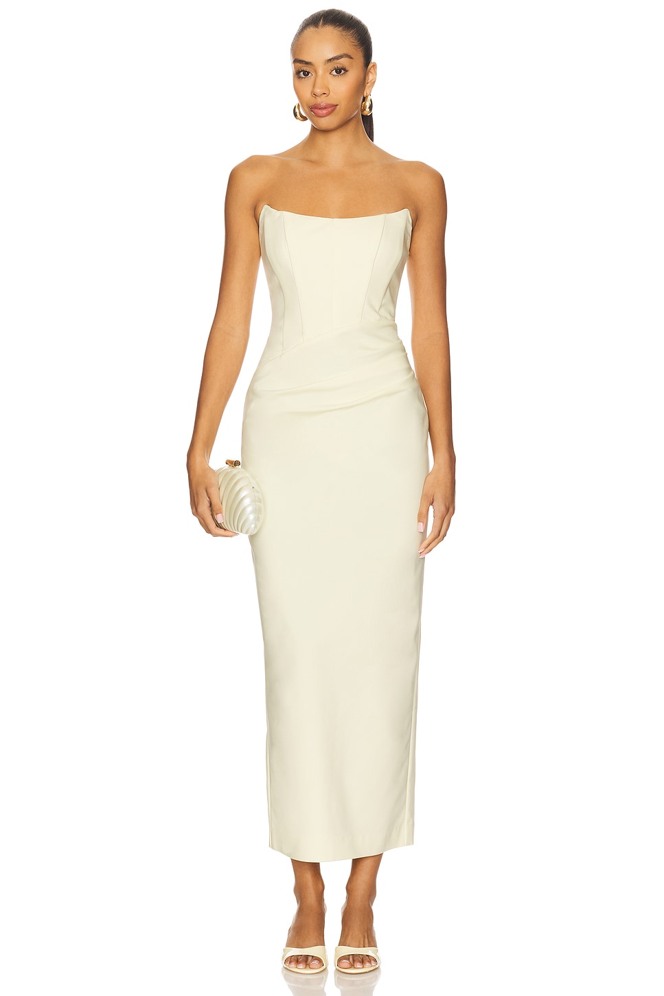Lani Strapless Corset Maxi Dress - thumbnail 2