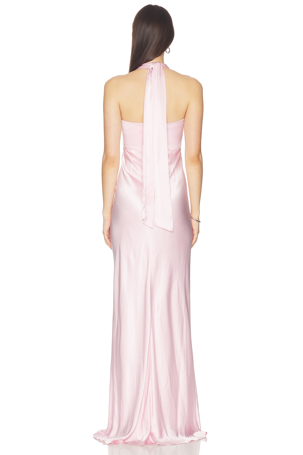 Shona Joy La Lune Ruched Halter Maxi Dress in Blossom | REVOLVE