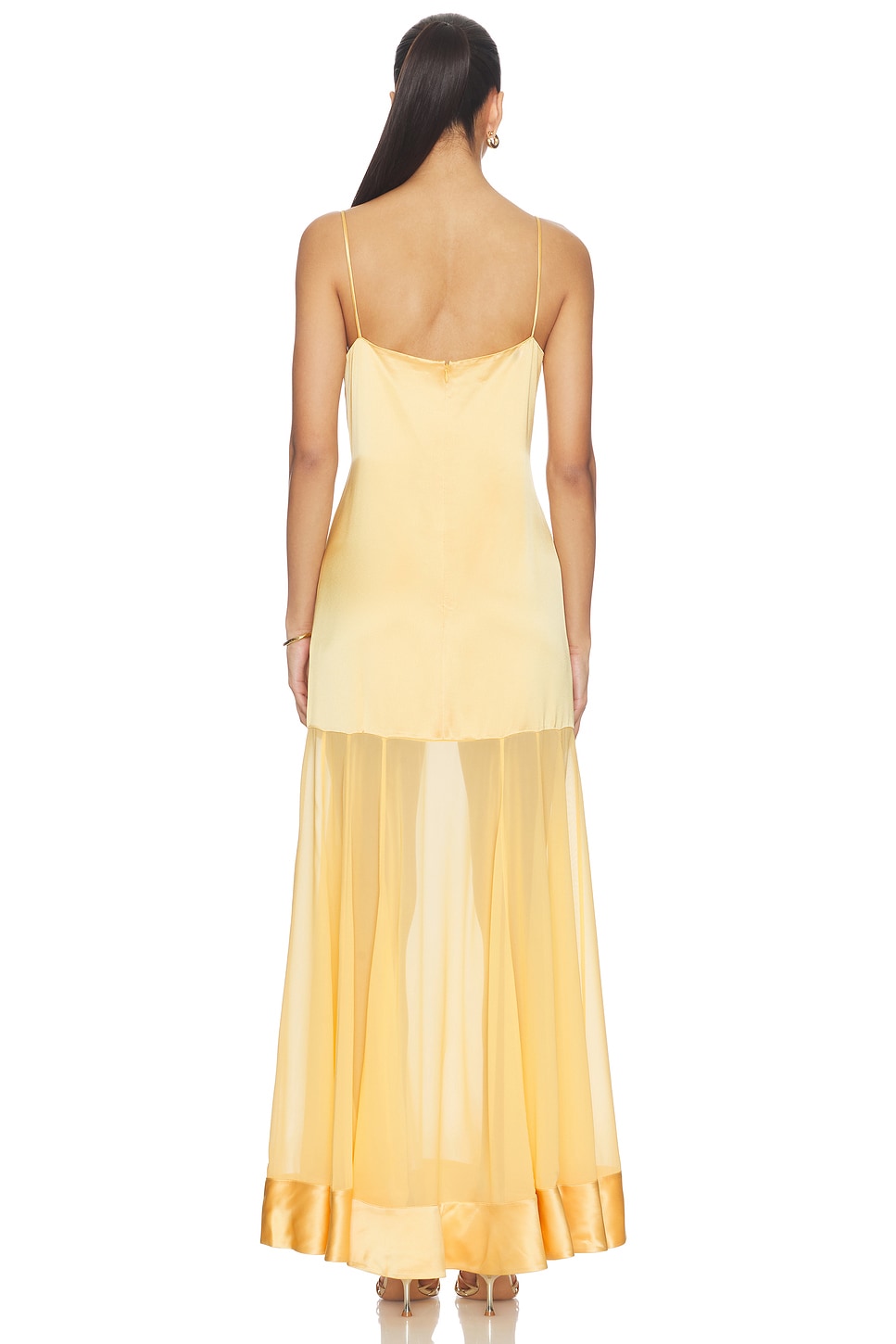 Shona Joy Moraya Dropped Waist Maxi Dress in Soleil | REVOLVE