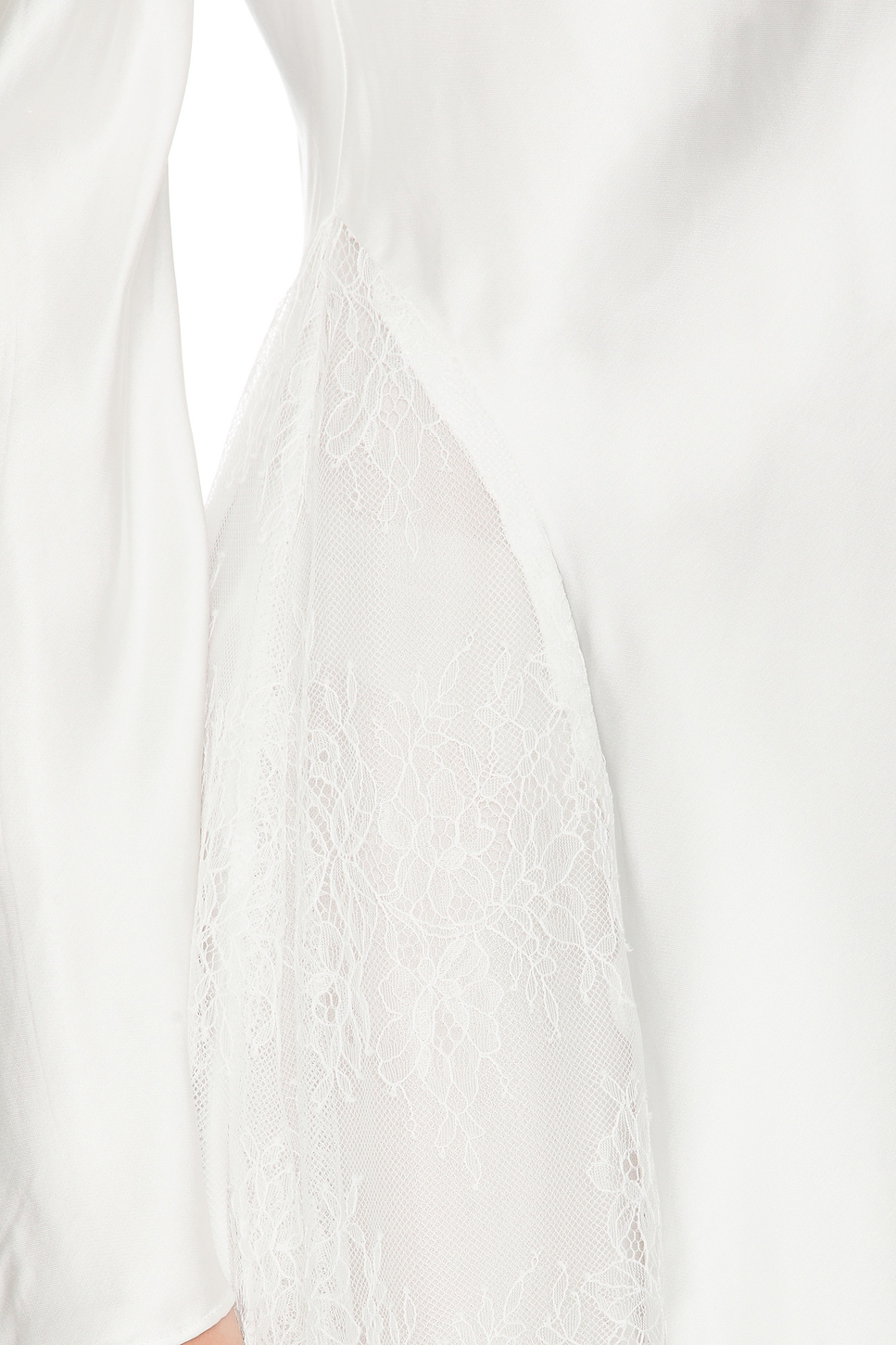 Shona Joy Allegra Lace Panelled Mini Dress in Ivory | REVOLVE Shona Joy Allegra Lace Panelled Mini Dress in Ivory | REVOLVE