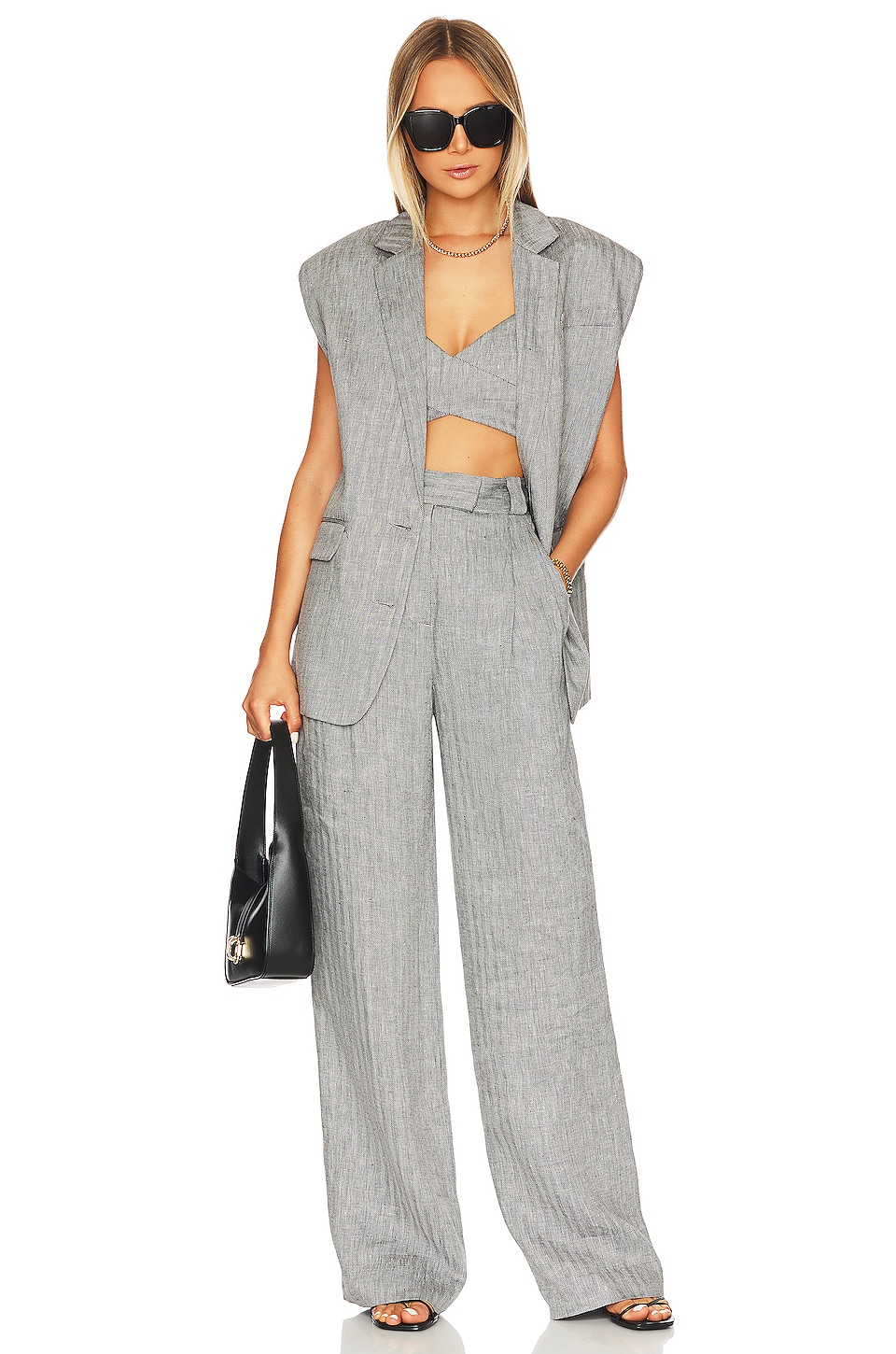 Amanda High Waisted Tailored Pant