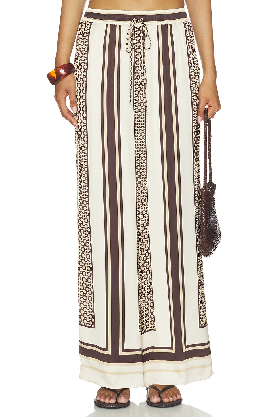 Pleated Trouser in Seasonless Wool | Pine Needle