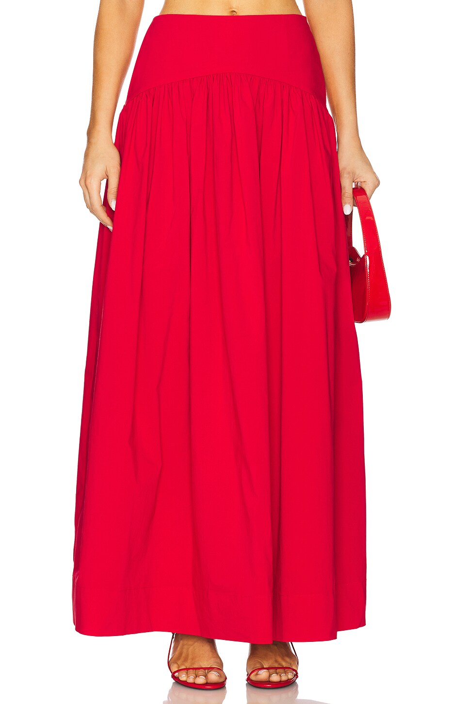 Campbell Gathered Maxi Skirt