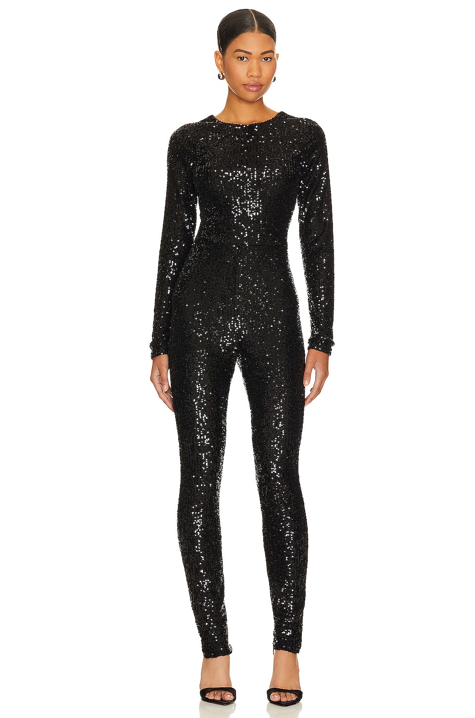Show Me Your Mumu Kitty Catsuit in Midnight Glitz