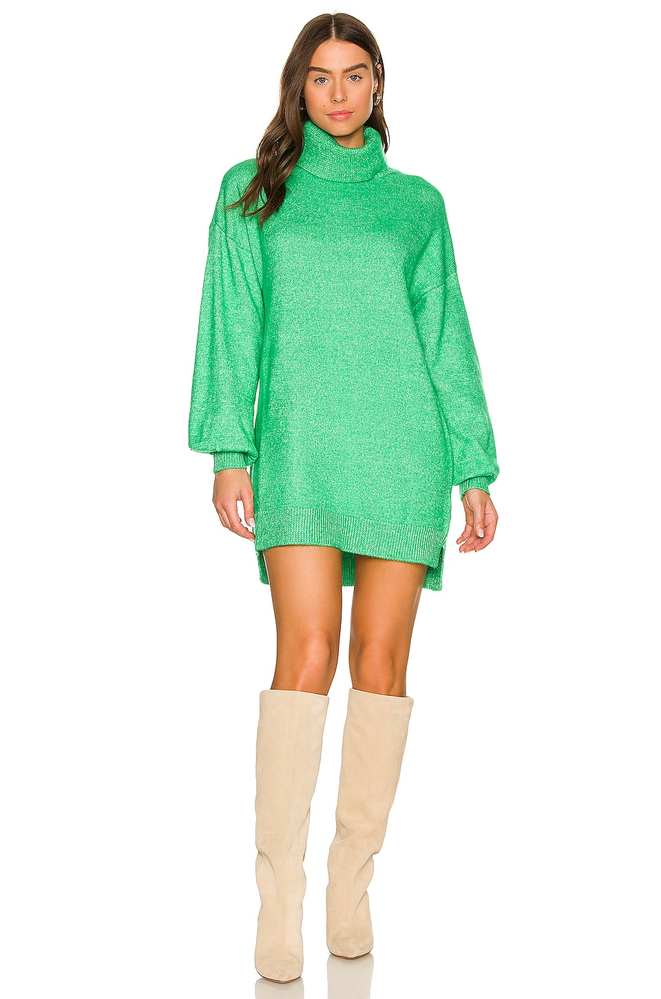 Show Me Your Mumu X REVOLVE Chester Sweater Dress Kelly Green