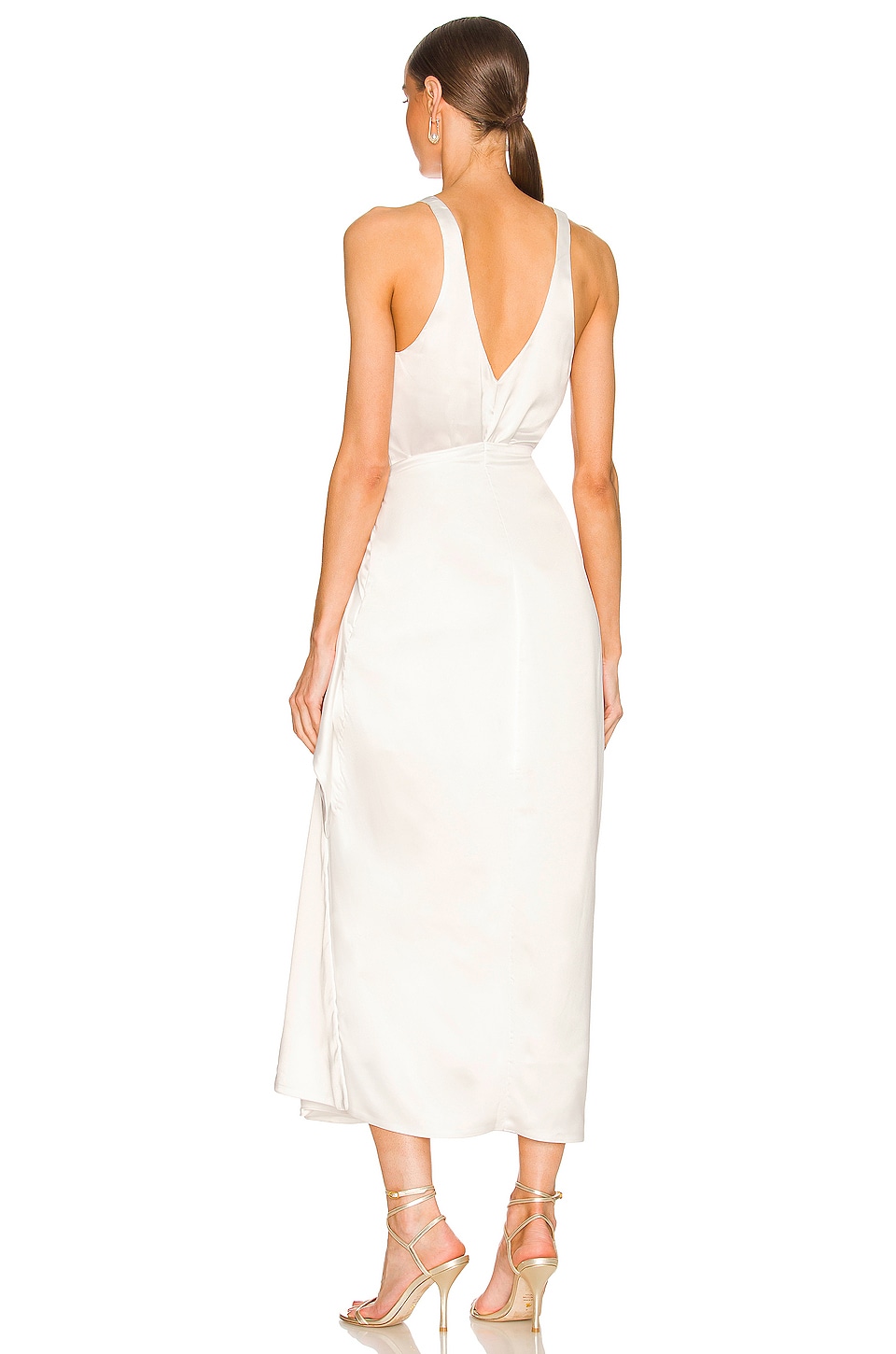 NWT Show Me Your Mumu Hampton Wrap Dress 2024 Wedding Maxi Long White Small