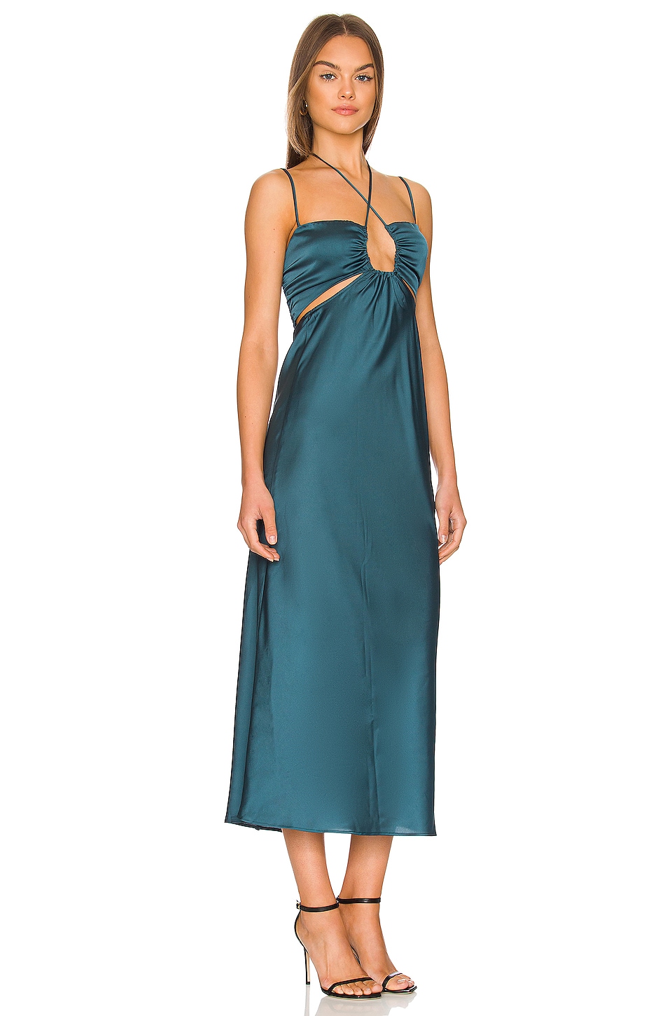 Show Me Your Mumu Codie Cut Out Dress in Jade