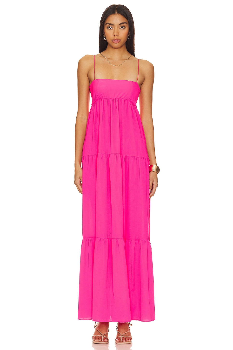 Show Me Your Mumu Long Weekend Maxi Dress in Pink Pebble | REVOLVE