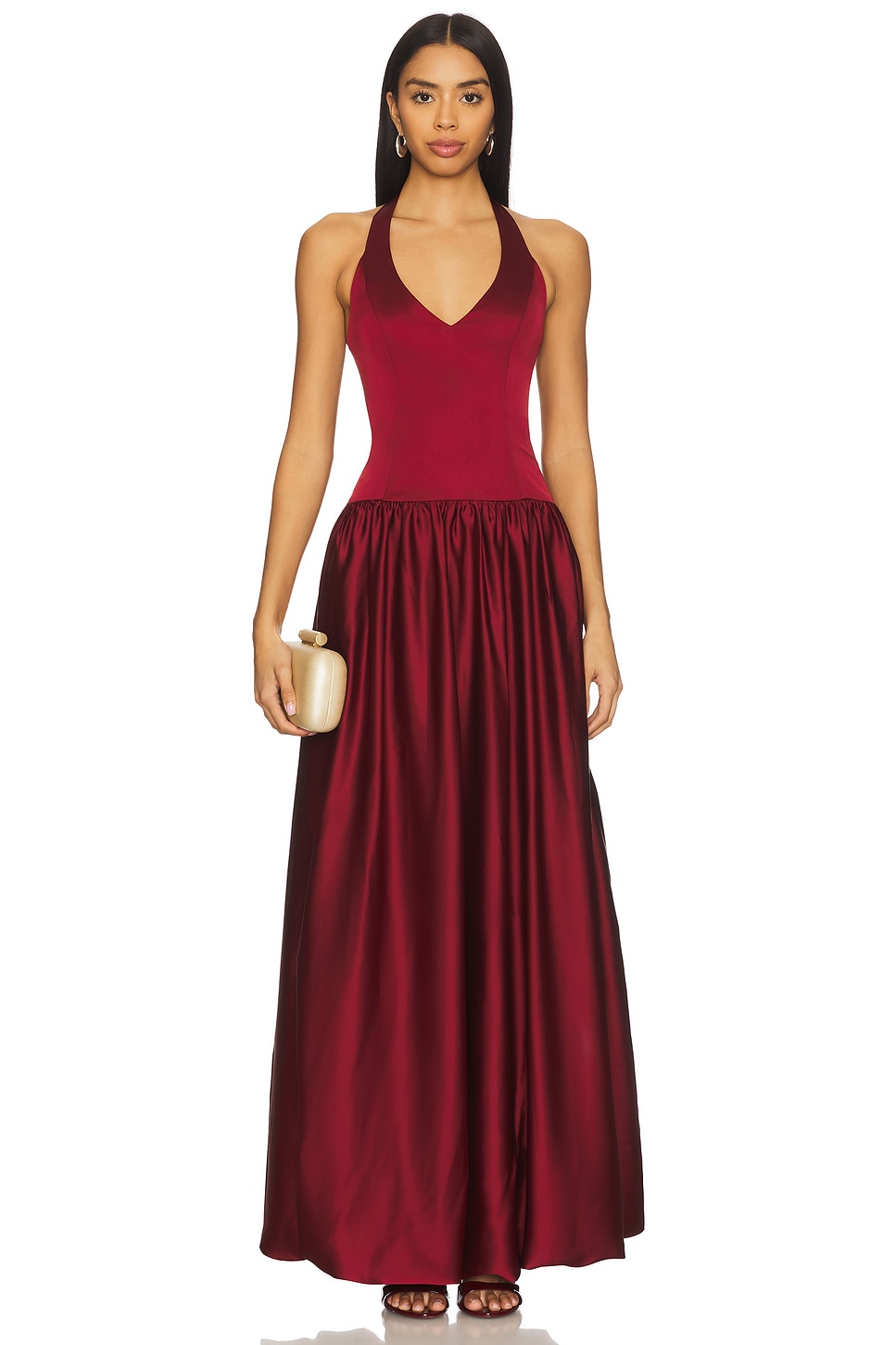Show Me Your Mumu Eliza Maxi Dress in Red