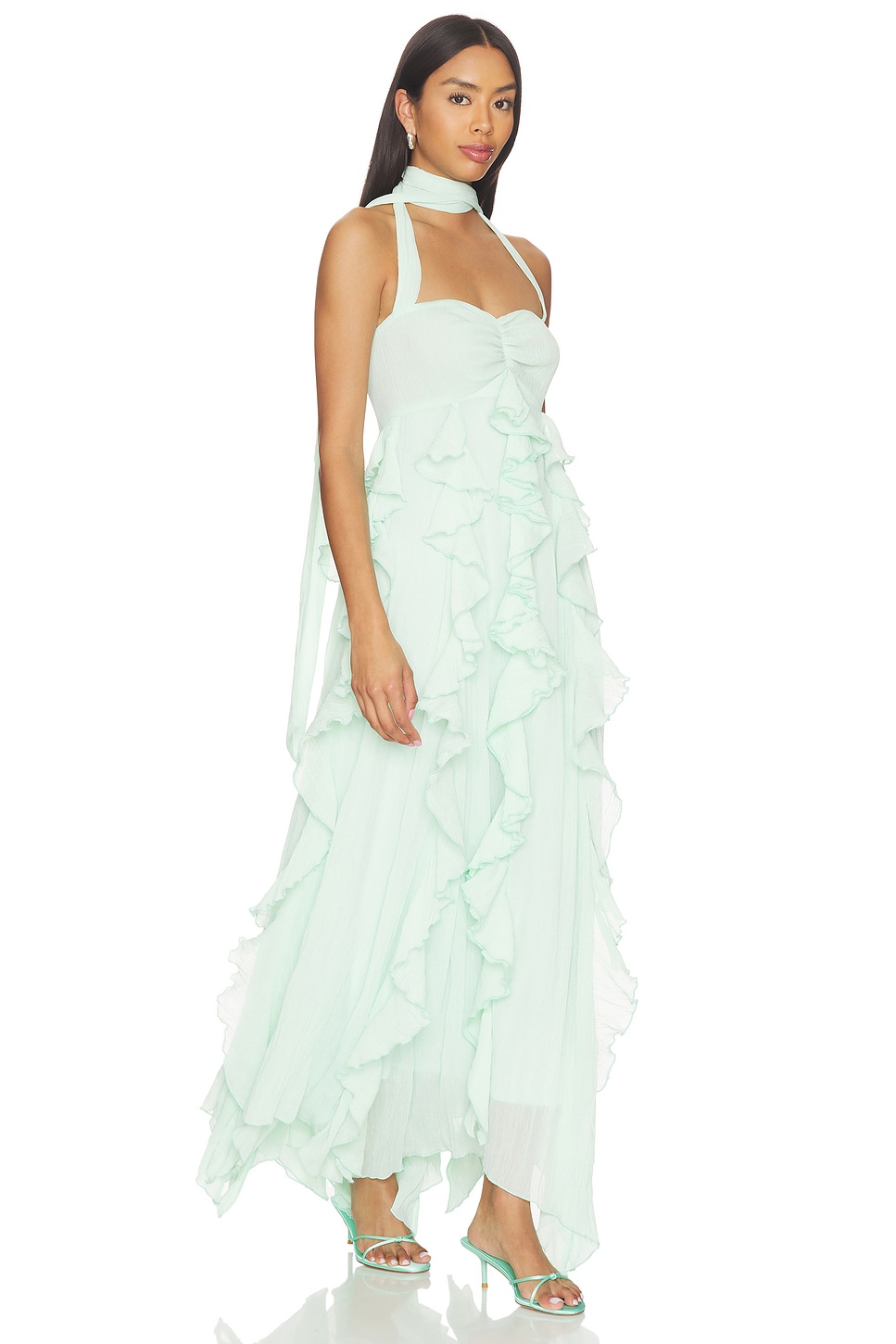Gemma Ruffle Maxi Dress