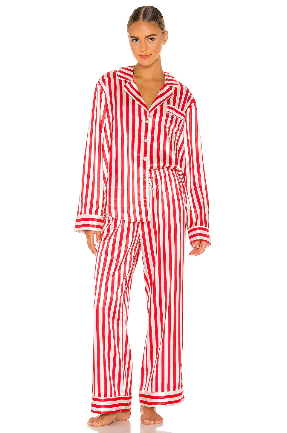 Show Me Your Mumu Classic PJ Set in Peppermint Stripe