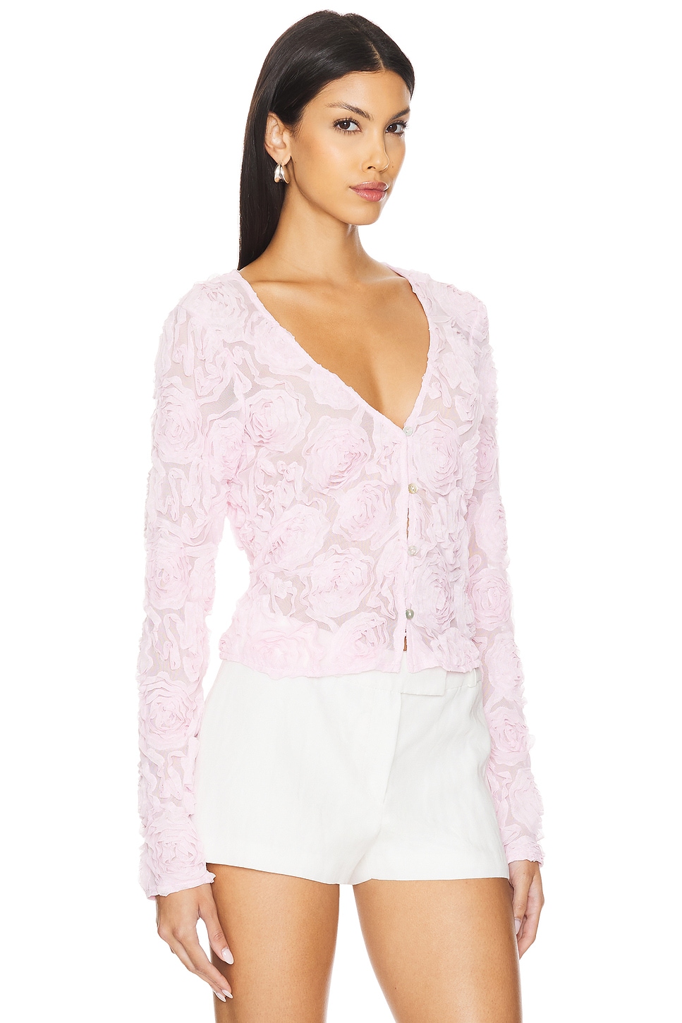 Show Me Your Mumu Denim Monroe Top- Stratosphere