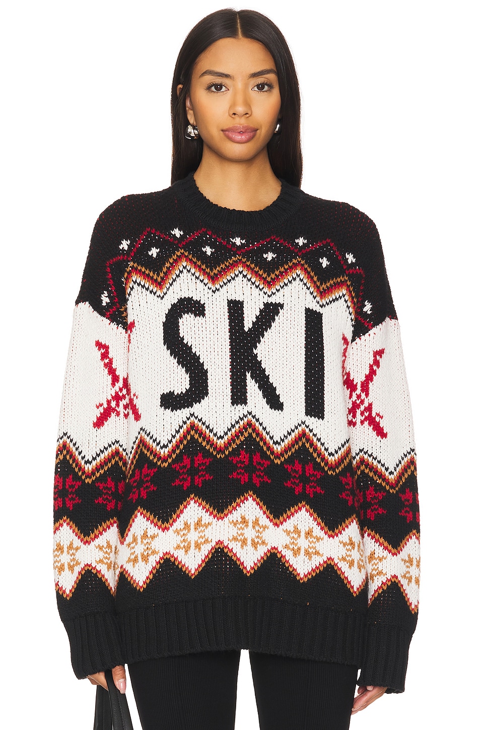 (取寄) ショウ ミー ユア ムームー レディース スキー イン セーター Show Me Your Mumu women Ski In Sweater Ski Knit Show Me Your Mumu Ski In Sweater in Ski Knit | REVOLVE