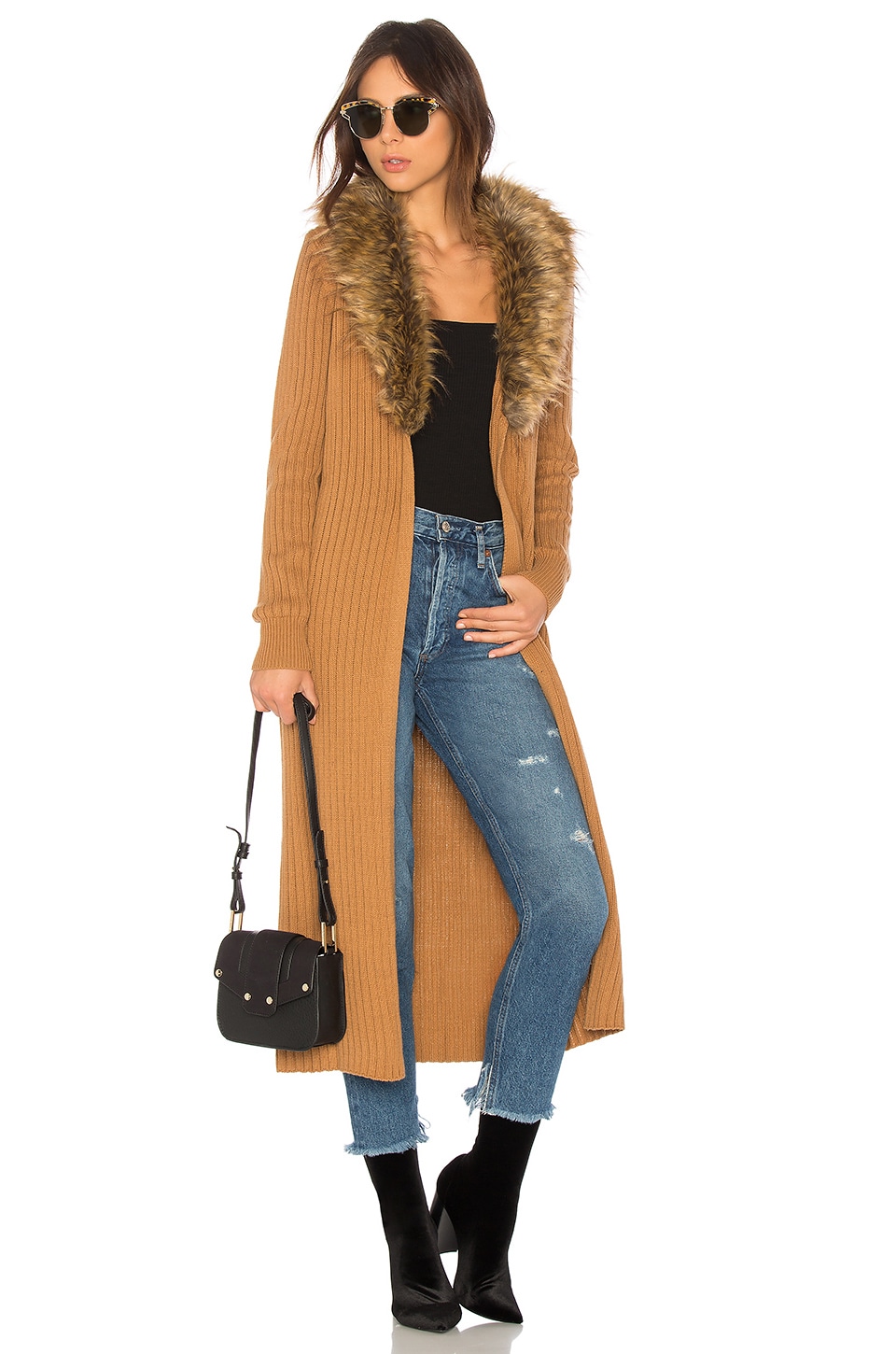 show me your mumu lombardi long cardigan