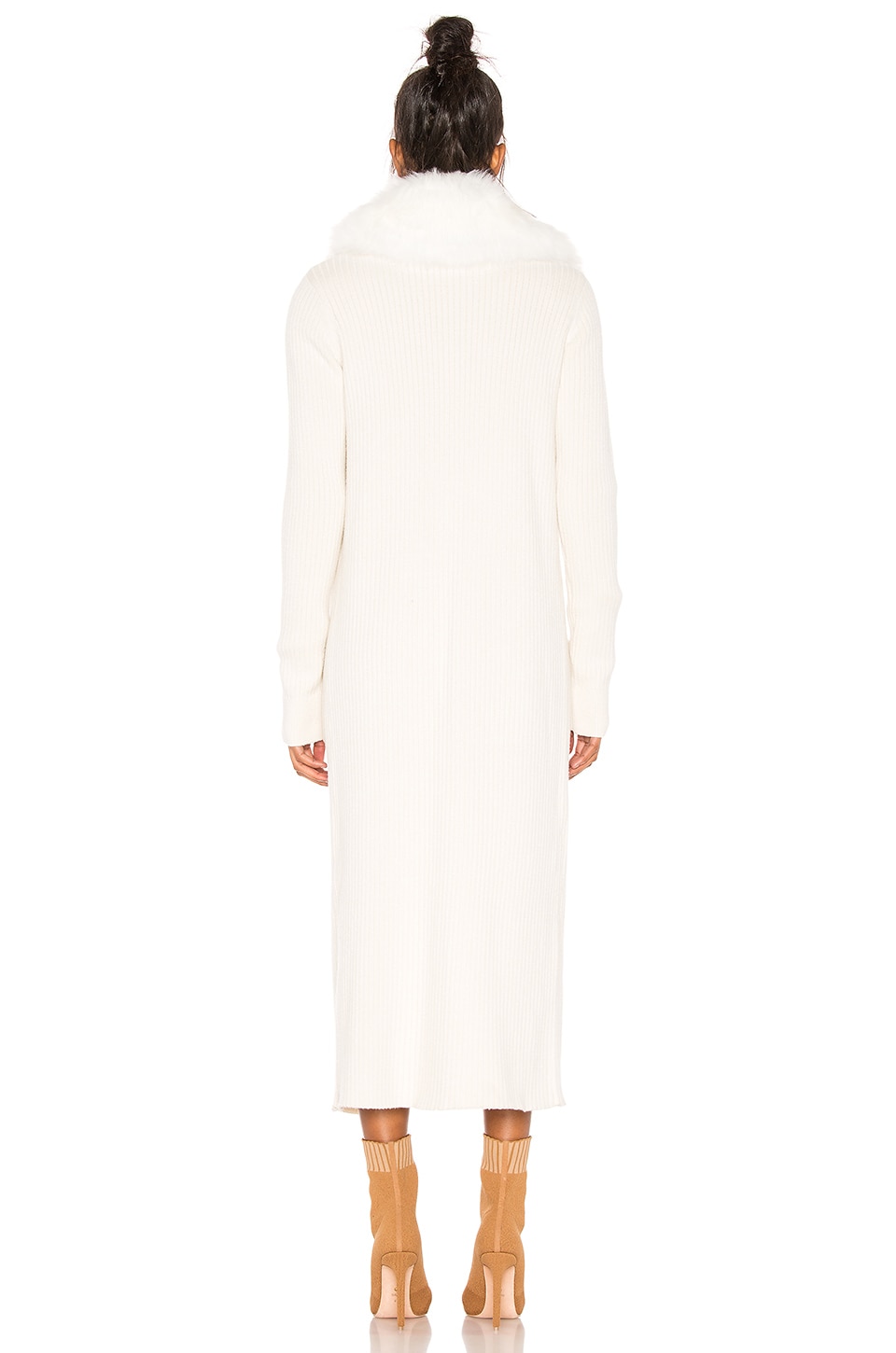 SHOW ME YOUR MUMU LOMBARDI FAUX FUR LONG CARDIGAN SHOW-WK43