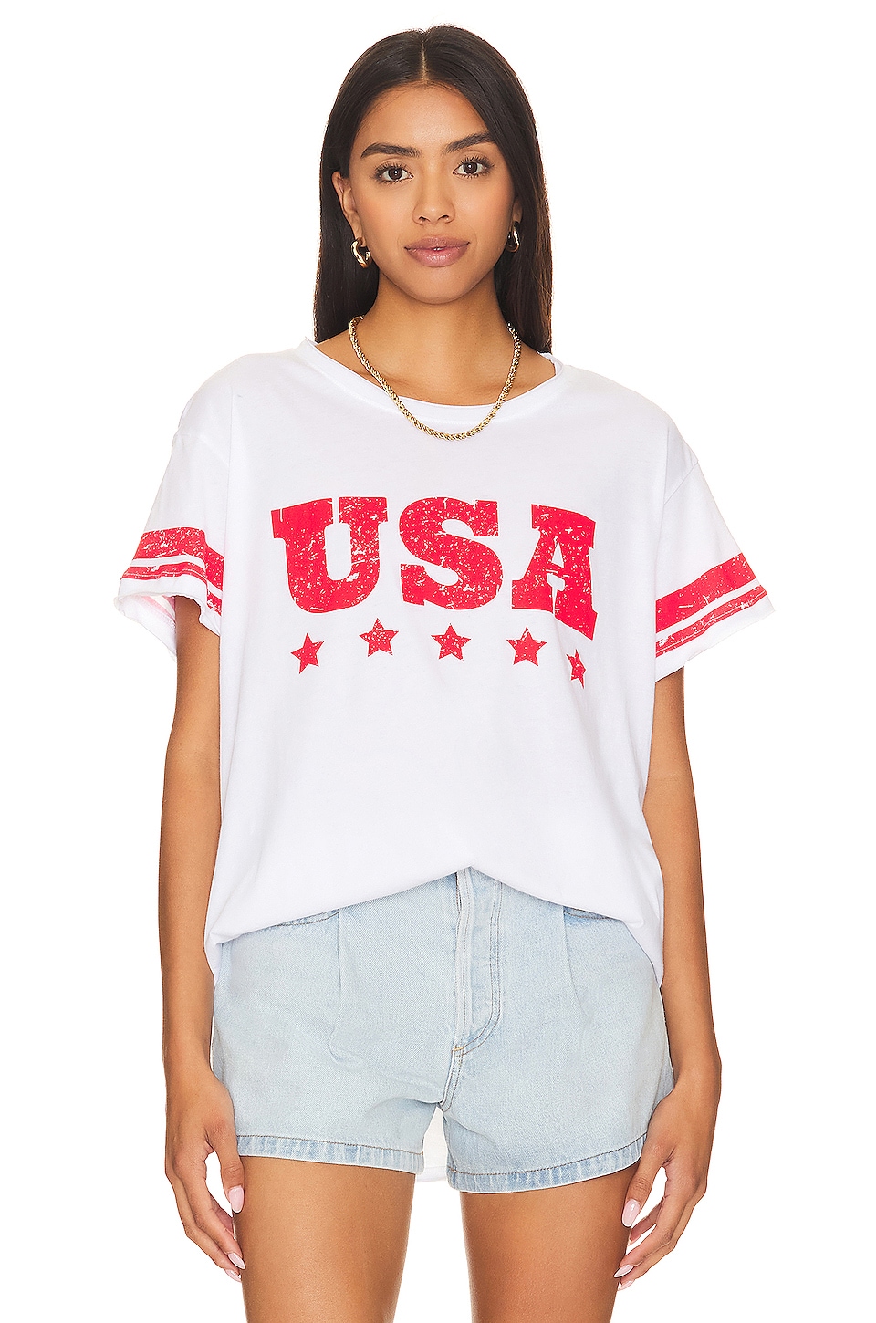 Image 1 of Airport Tee in USA Graphic