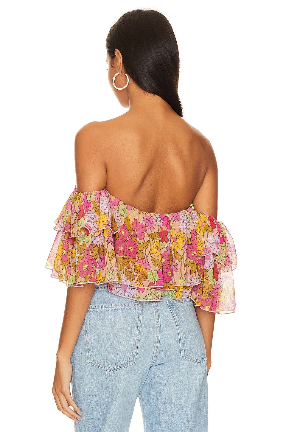 Show Me Your Mumu Rossella Ruffle Top