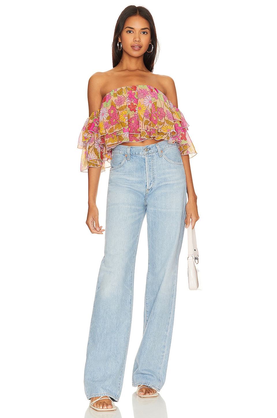 Show Me Your Mumu Rossella Ruffle Top