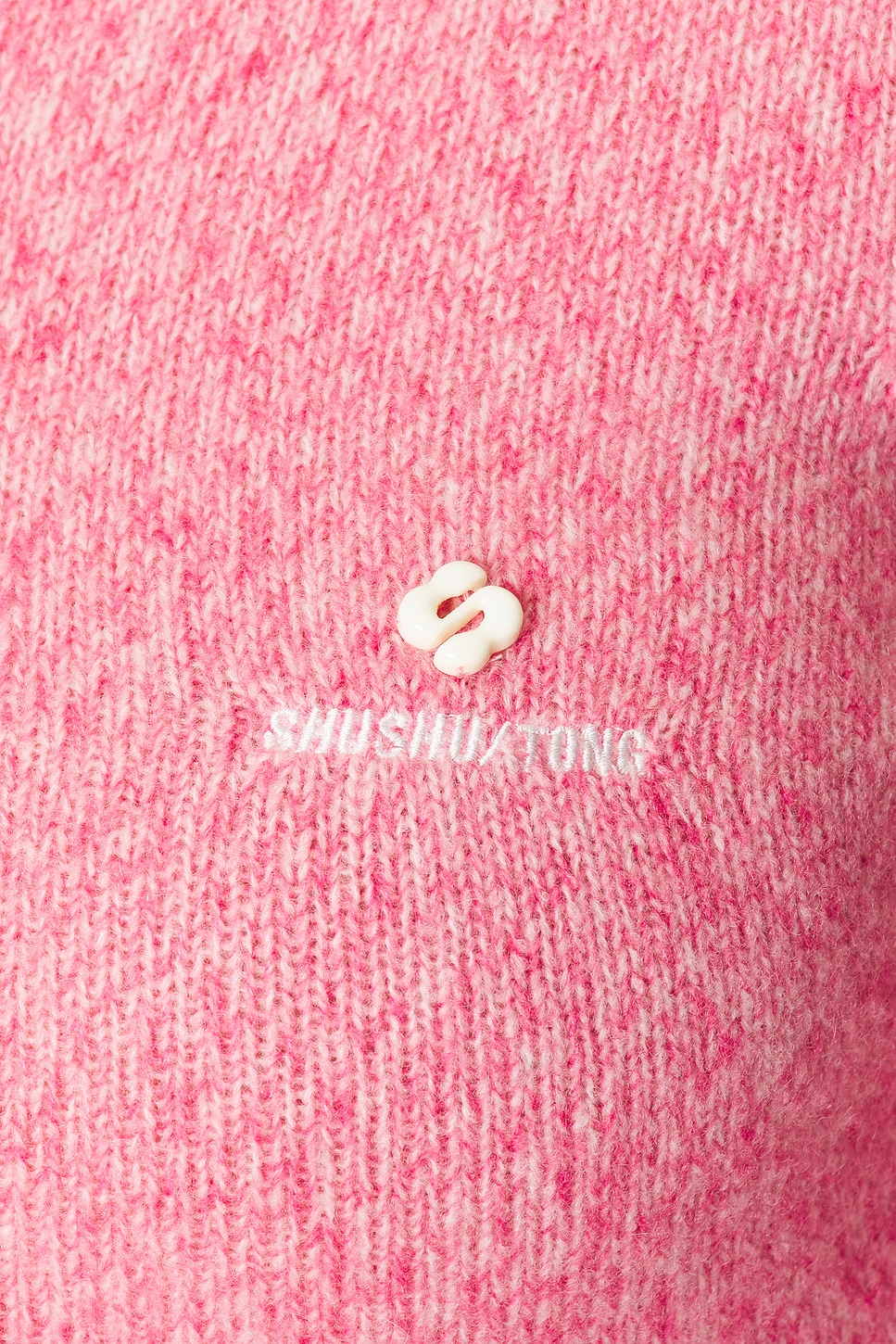 Shushu/Tong Lapel Fitted Cardigan in Pink | REVOLVE
