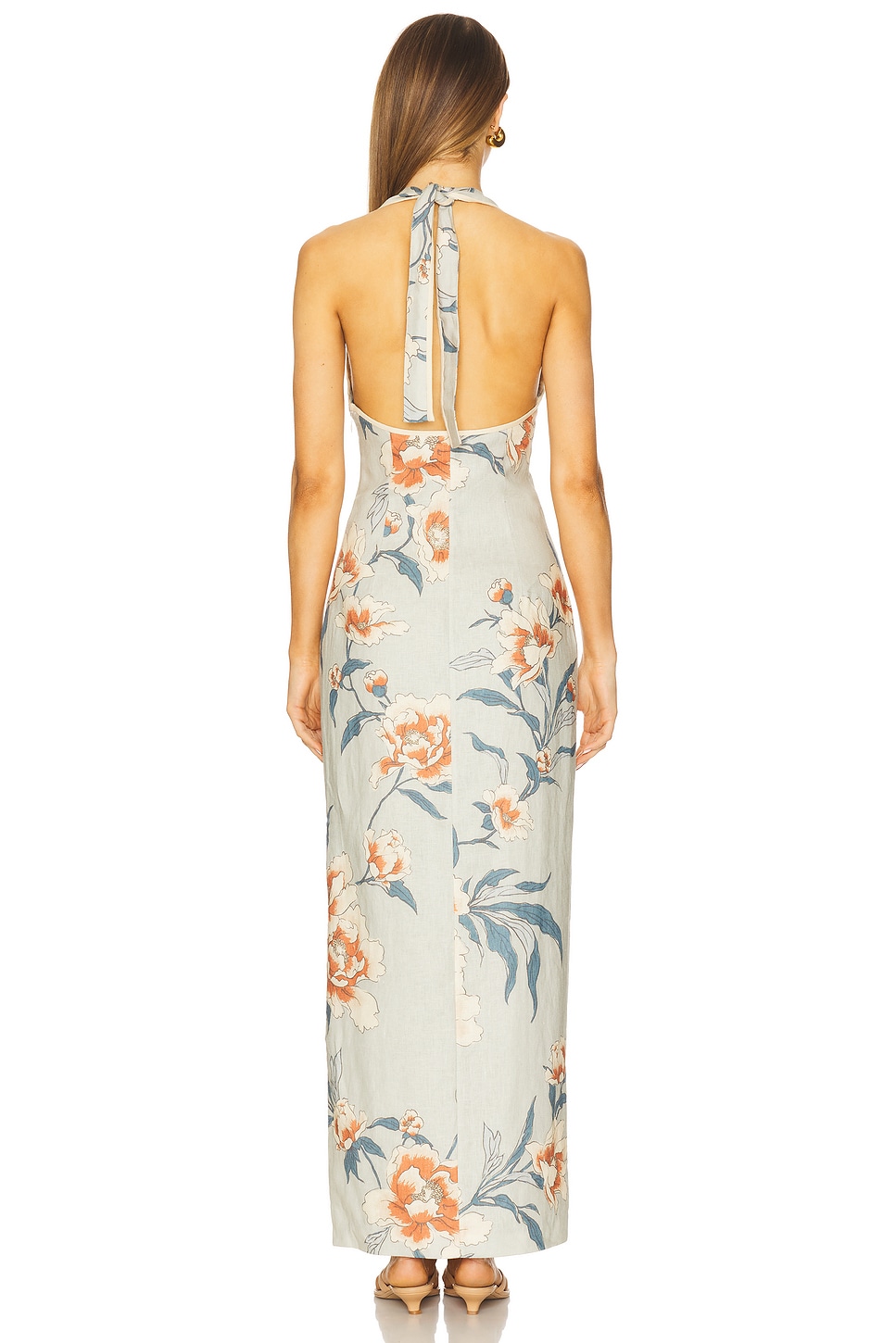 SIR. Roisin Halter Midi Dress in Bloom Floral | REVOLVE SIR. Roisin Halter Midi Dress in Bloom Floral | REVOLVE